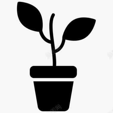盆栽植物被子植物开花植物图标图标