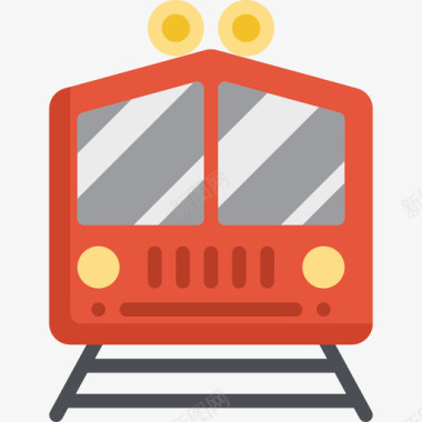 火车物流配送3扁平图标图标