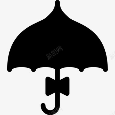 伞复古4填充图标图标