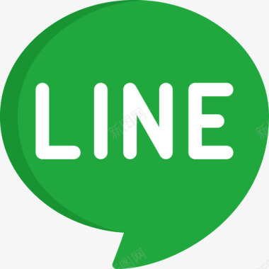 icon地址Line社交媒体26扁平图标图标