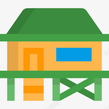 别墅海滨别墅房屋类型2平房图标图标