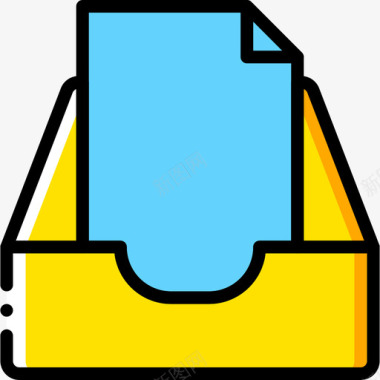 收件箱收件箱邮件4黄色图标图标