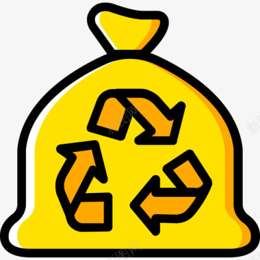 垃圾生态42黄色图标图标