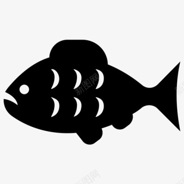 鱼鱼食物钓鱼图标图标