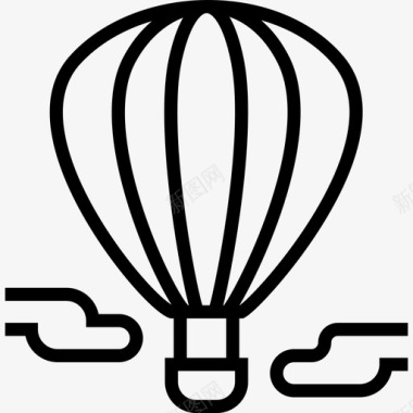 热气球设计图标热气球safari5直线型图标图标