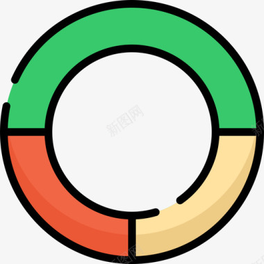 信息条状图饼图信息图6线性颜色图标图标