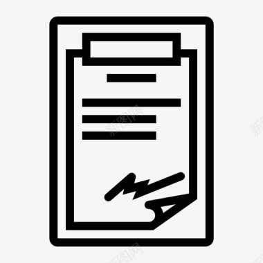 办公室人员标牌剪贴板设备笔记图标图标