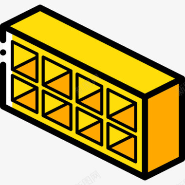抽屉柜子抽屉家具38黄色图标图标