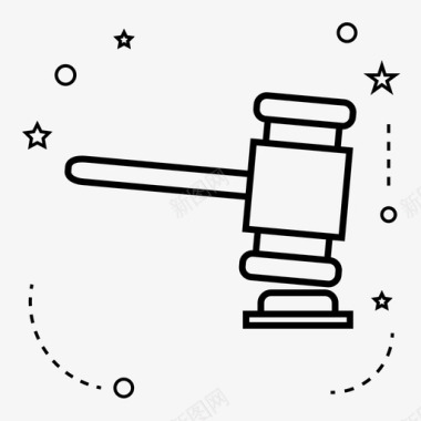司法展板法庭司法法律图标图标