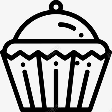 笑脸糖果纸杯蛋糕糖果2直系图标图标