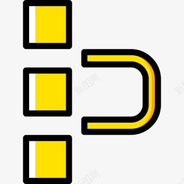 对齐33号黄色图标图标