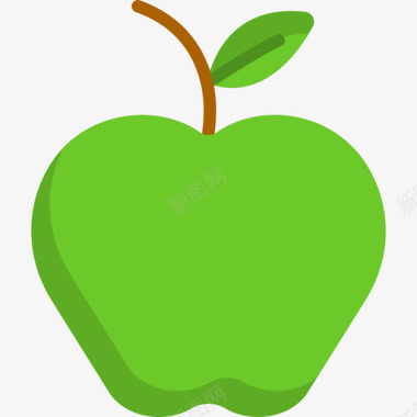 苹果苹果食品和饮料11平的图标图标