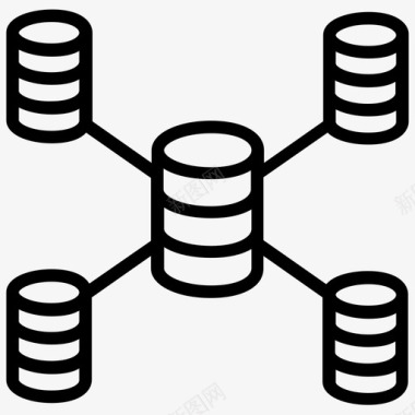 SQL数据库数据库软件数据库系统图标图标