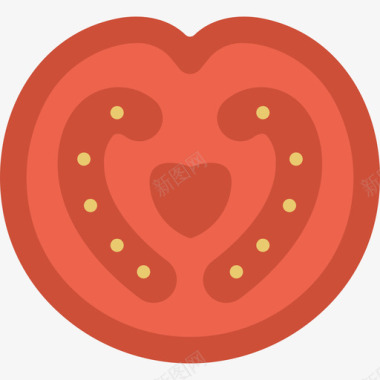 番茄美食5平淡图标图标