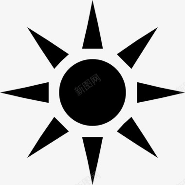 太阳能量太阳升起图标图标