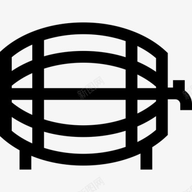 玩水桶啤酒桶意大利6直式图标图标