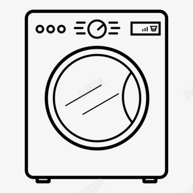 采购产品洗衣机电器衣服清洁剂图标图标