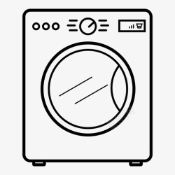 衣服加工采购产品洗衣机电器衣服清洁剂图标高清图片