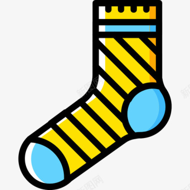 袜子男鞋4黄色图标图标