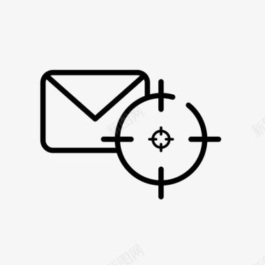 电子邮件客户端目标电子邮件电子邮件营销图标图标