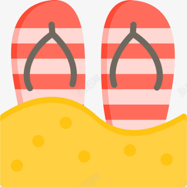 凉鞋暑假6平底鞋图标图标