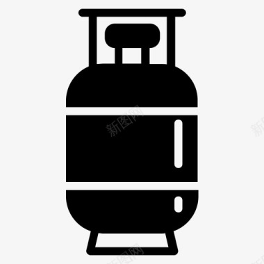 烹饪煤气瓶烹饪气体烹饪气体钢瓶图标图标