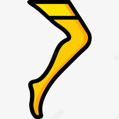 袜子女鞋4黄色图标图标