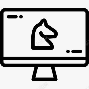 木马特洛伊木马网络犯罪4直系图标图标