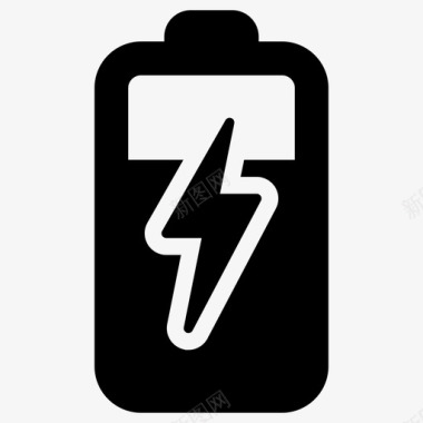 指示标志电池充电能量指示图标图标