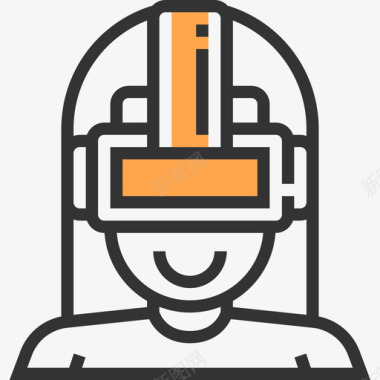 虚拟现实和虚拟现实虚拟现实12黄影图标图标