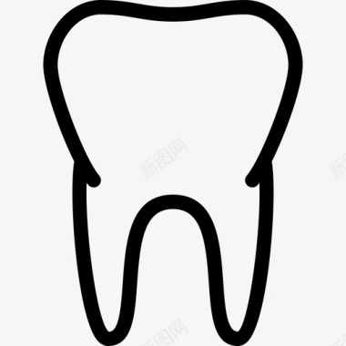牙齿图标牙齿医疗保健2线性图标图标