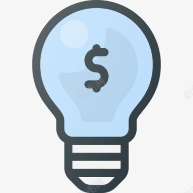 创意商务71线条色彩图标图标