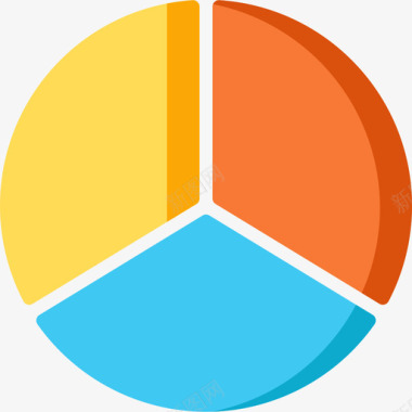 平面图矢量饼图图表平面图图标图标