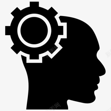 人脑技术思维创造性思维人脑图标图标