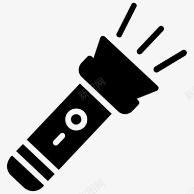 手电筒电筒led灯图标图标