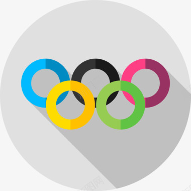 奥运会古希腊8平图标图标