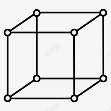 三维图标三维立方体三维建模图标图标