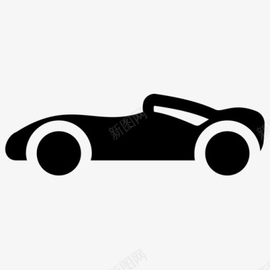 概念车汽车混合动力车图标图标