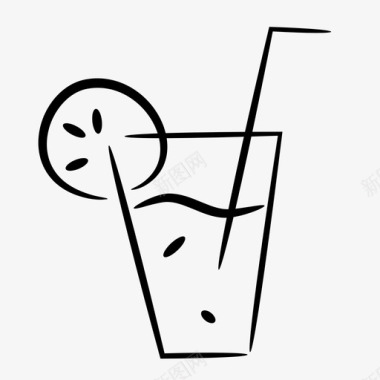 饮料鸡尾酒水果图标图标