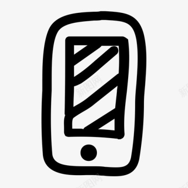 智能手机手绘iphone图标图标