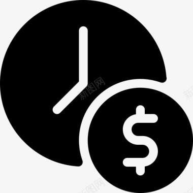 时间就是金钱生意69充实图标图标