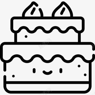 蛋糕生日8直系图标图标