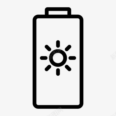 电池充电器面板图标图标