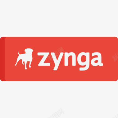 公证徽标Zynga视频游戏徽标扁平图标图标