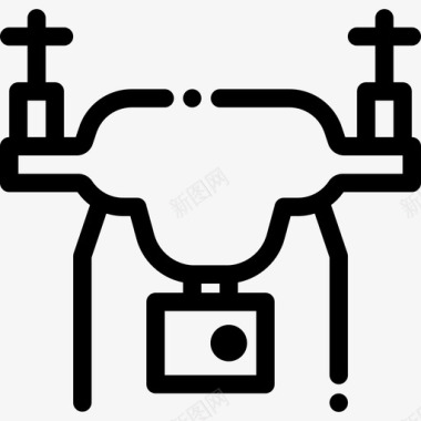 45度角无人机运动型45直线型图标图标