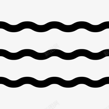波浪航行2线性图标图标