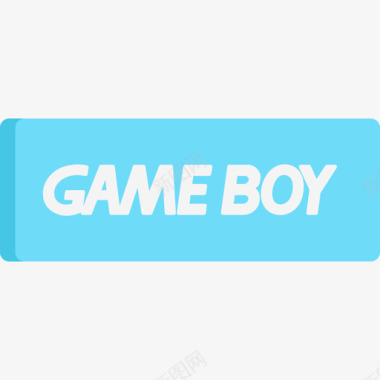 徽标的变体GameBoy视频游戏徽标扁平图标图标