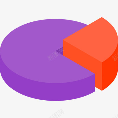 苏打饼饼图分析平面图图标图标
