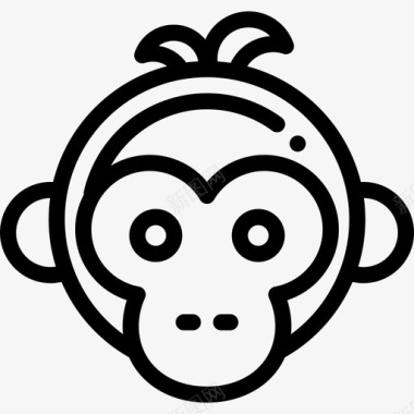 巴西标志猴子巴西2直系图标图标