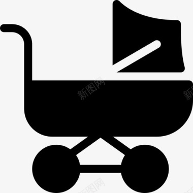 婴儿推车婴儿推车婴儿4填充图标图标
